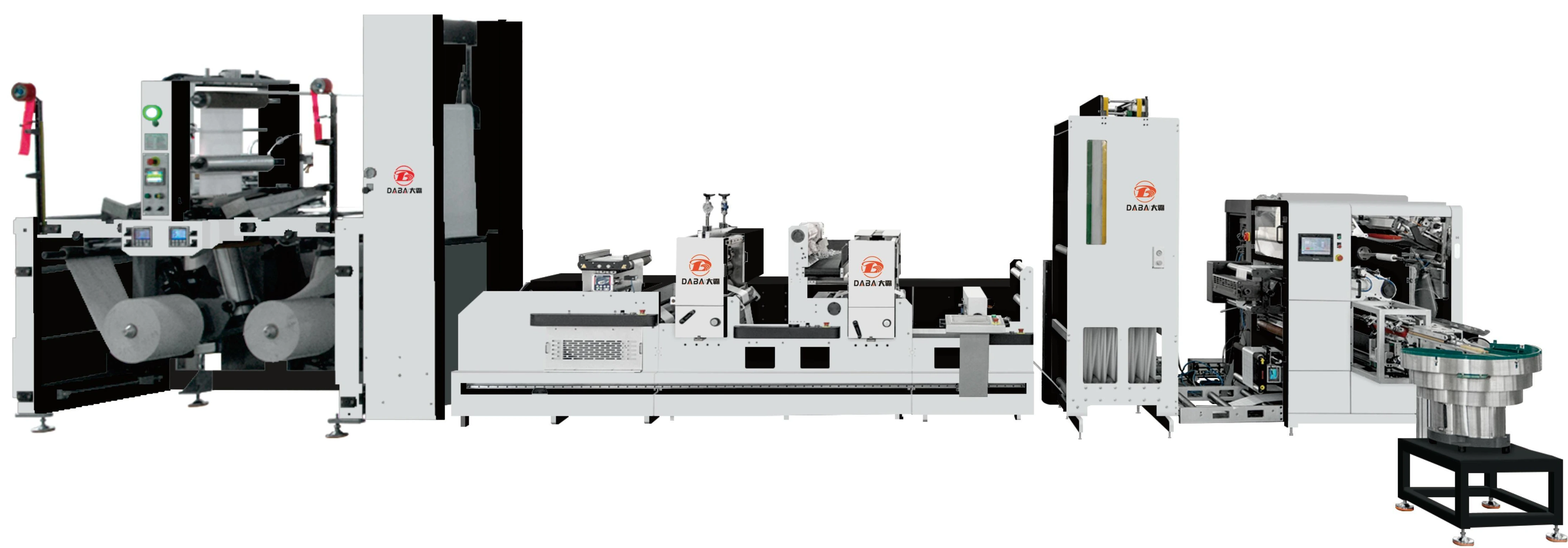 Full Automatic Non-stop Rotary Die Cutting Slitting Rewinding Line