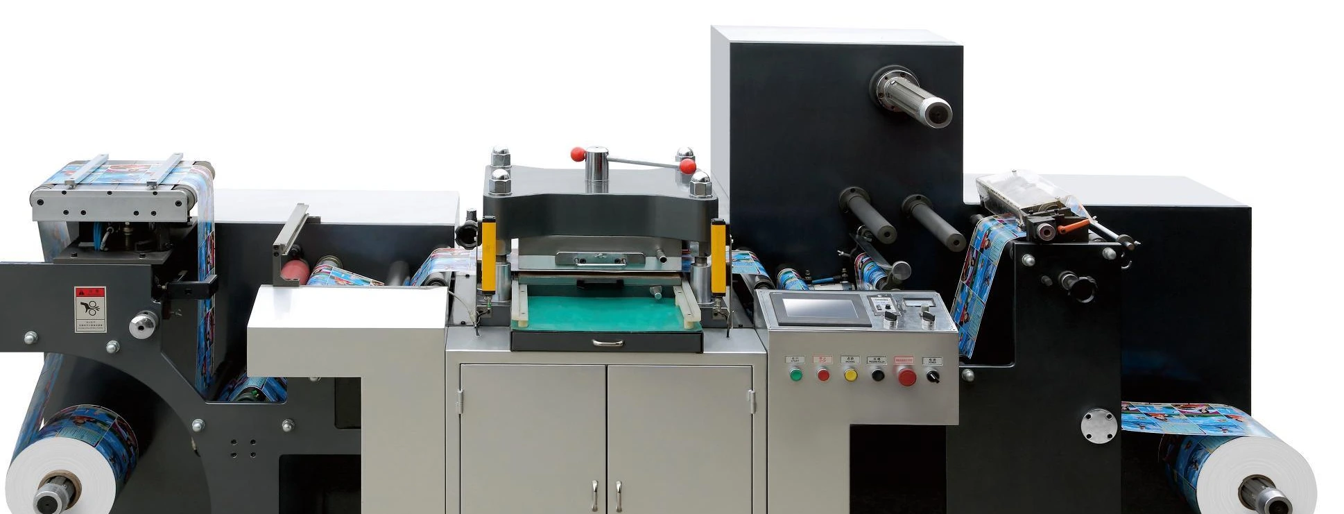 High Speed Flatbed Die Cutting Slitting Machine